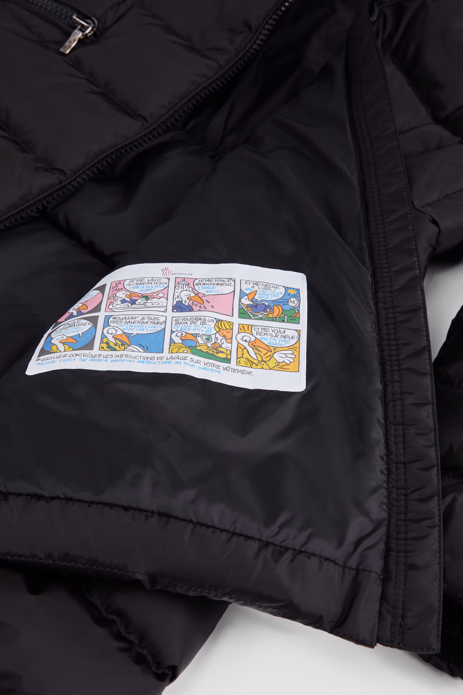 Charpal Hooded Long Down Jacket Girl Black Moncler 8